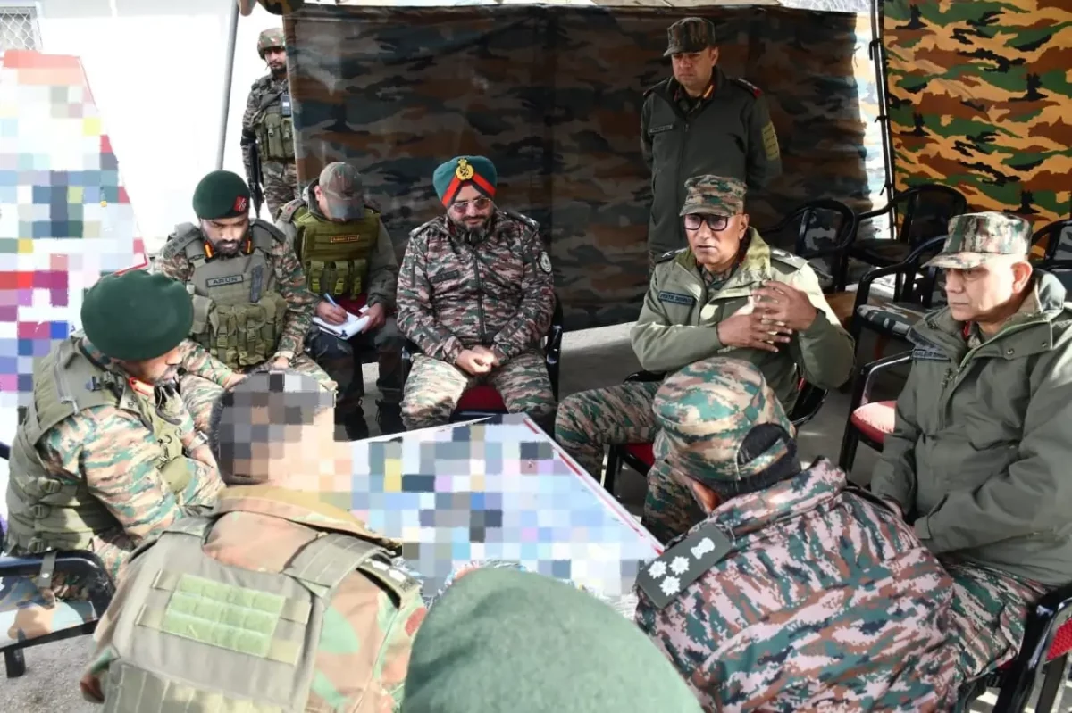 Lt Gen Pratik Sharma and Other Officers