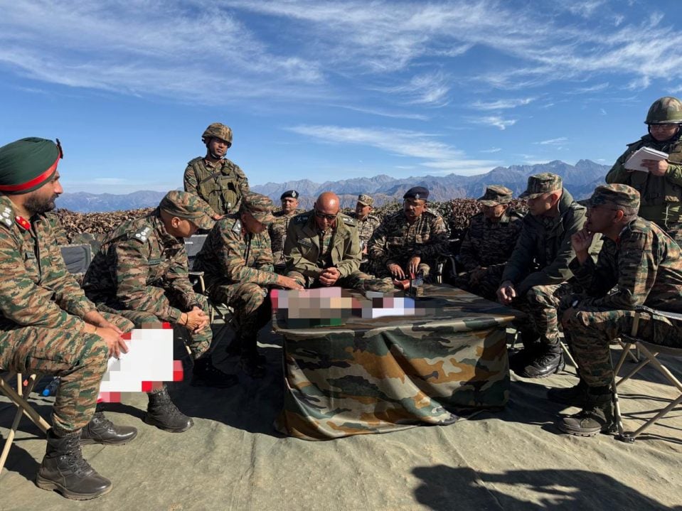 Lt Gen Pratik Sharma with Other Officers