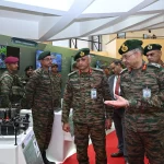 Lt Gen Pushpendra Singh Reviewing Drones