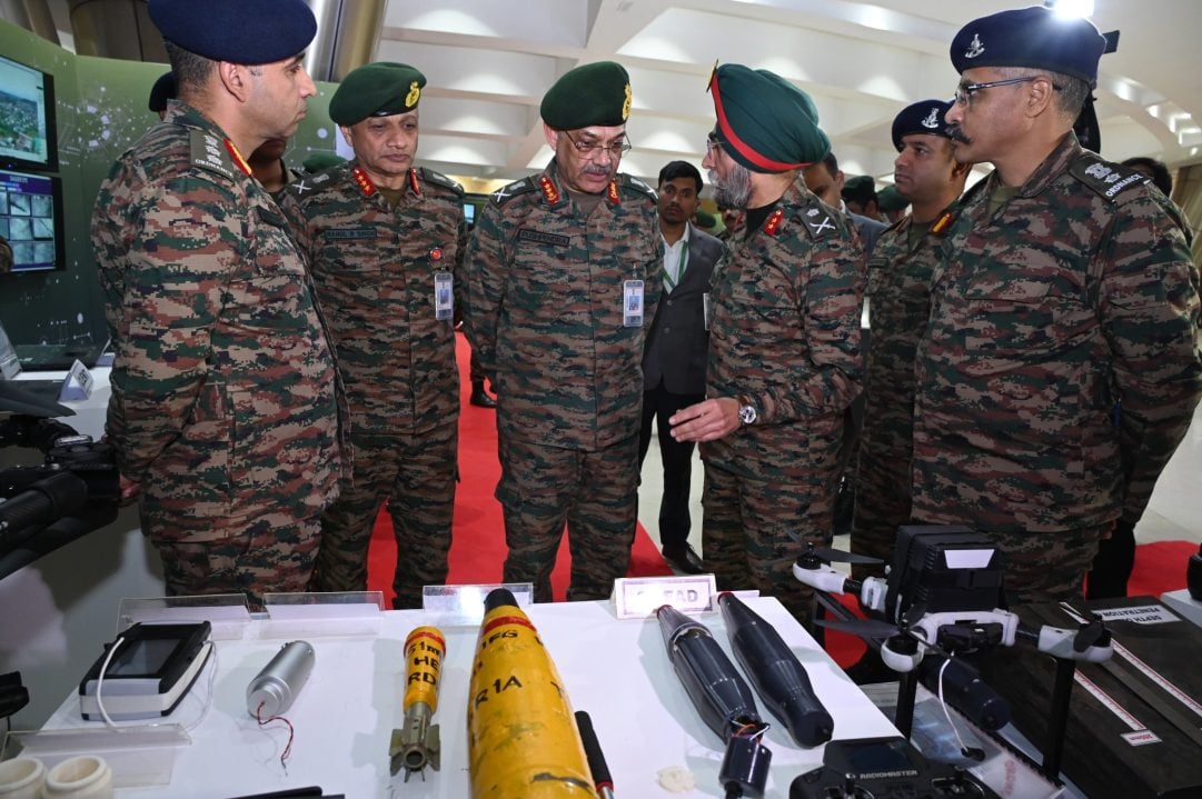 Lt Gen Pushpendra Singh Reviewing Missiles