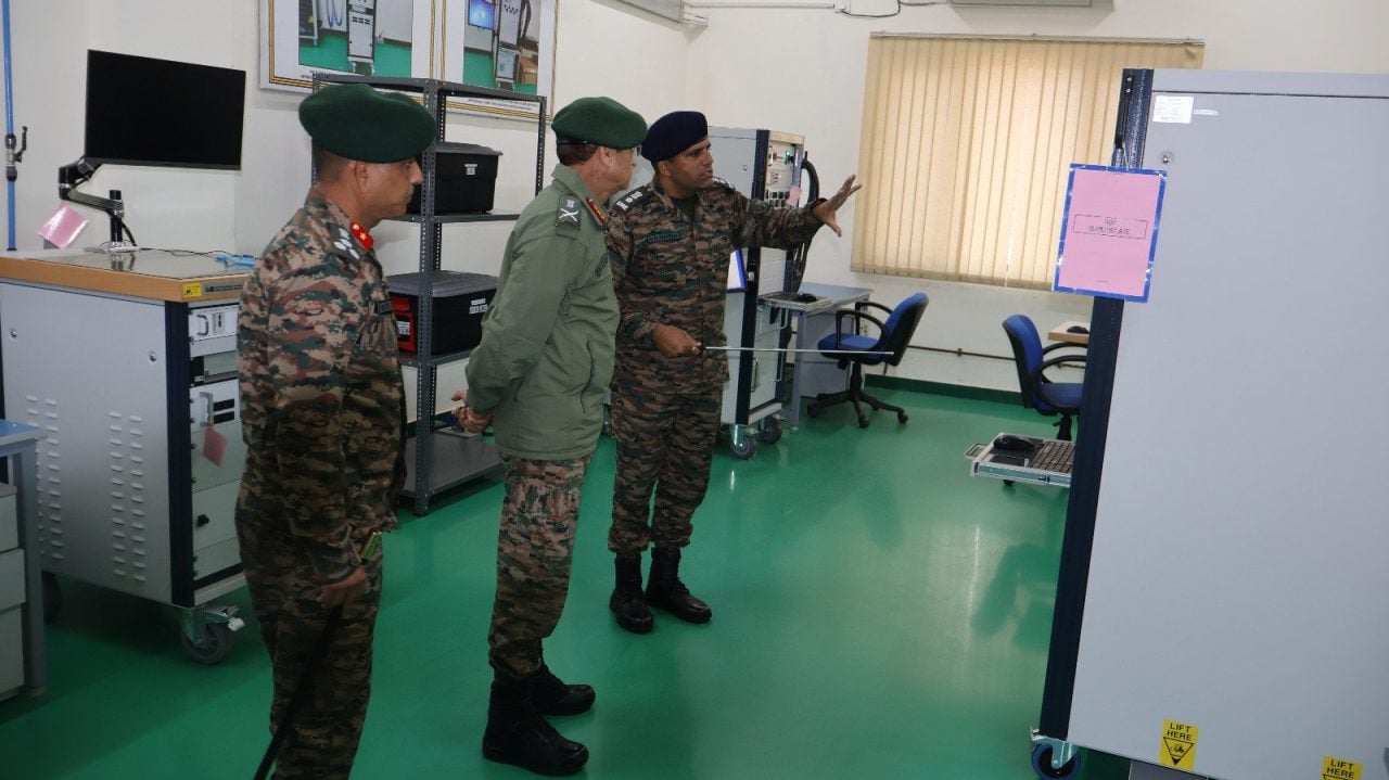 Lt Gen Sachdeva Reviewing