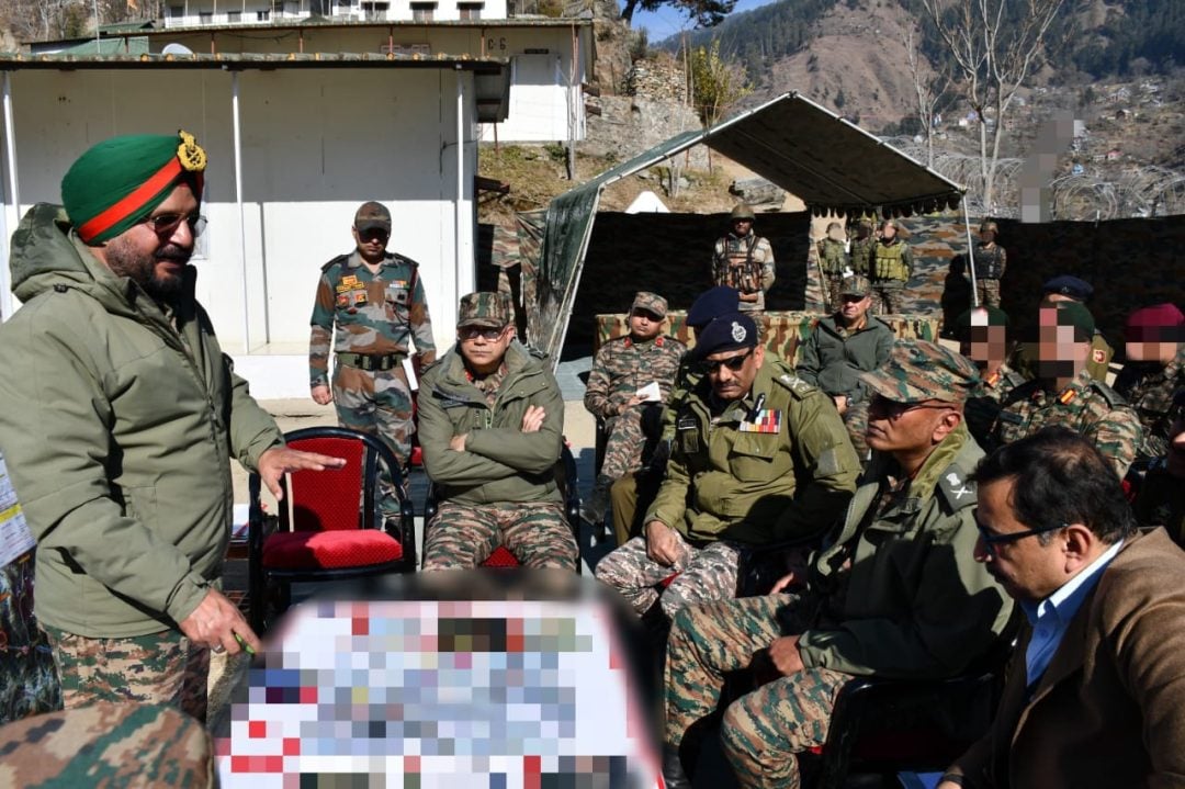 Lt Gen Sharma With Other Officers