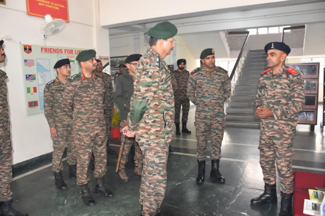 Lt Gen Sharma and Other Officers