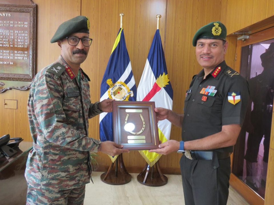 Lt Gen VMB Krishnan and Other Officer