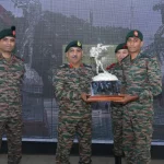 Lt Jai Lamba Getting Award