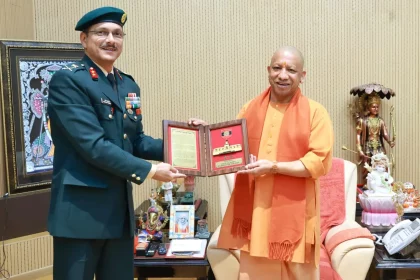 Maj Gen Kukreti and Yogi Ji