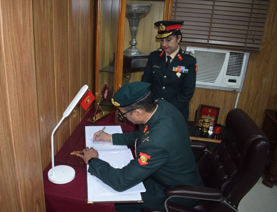 Maj Gen Kukrety Signing