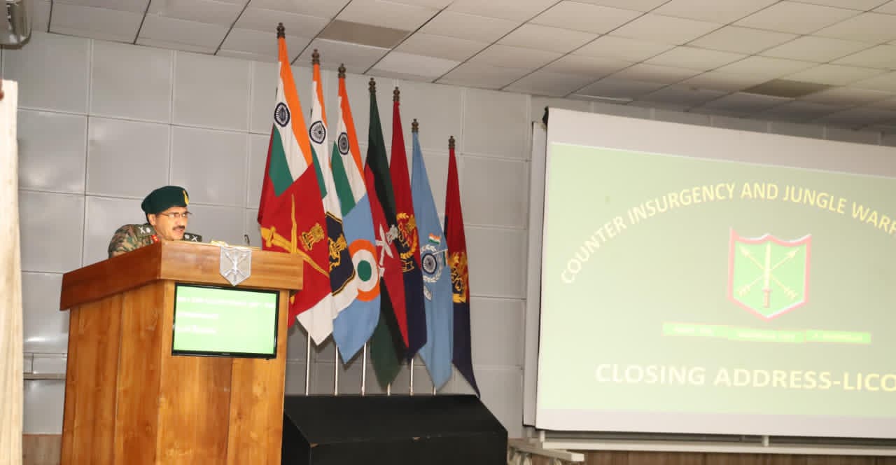 Maj Gen Kulvir Singh Giving Lecture