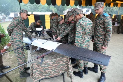 OTA Gaya Cadets Reviewing Drones