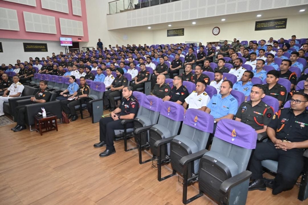 Officers Listening to Lecture