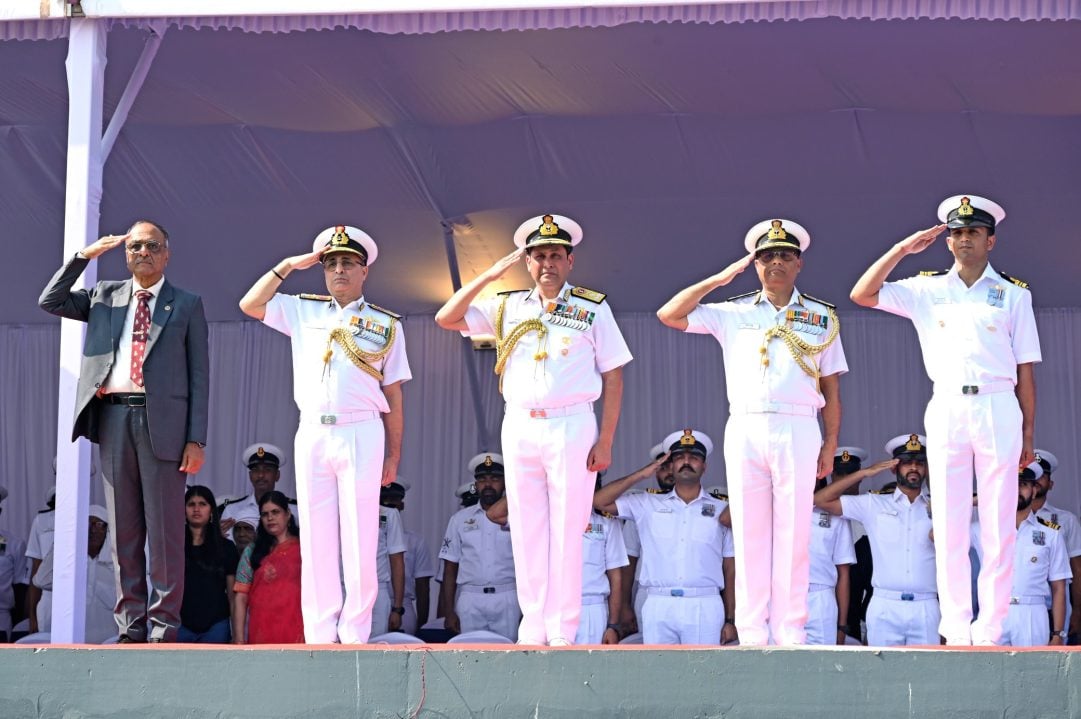 Officers Saluting
