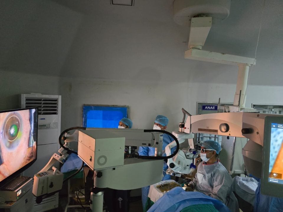 Operation Being Performed