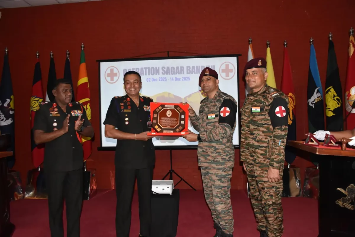 Para Medical Officers Getting Award