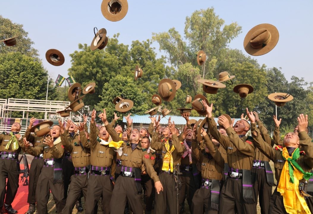 Soldiers Celebrating