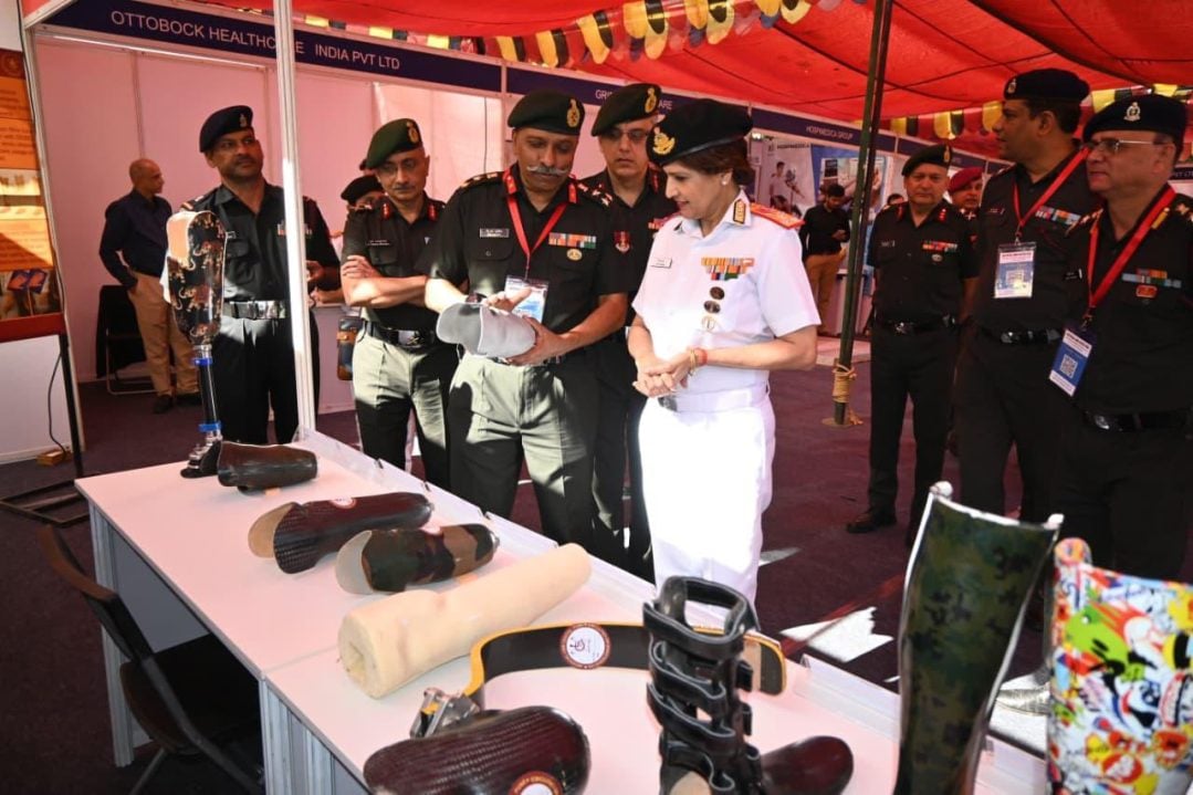 Surg Vice Admiral Arti Sarin Revieiwng