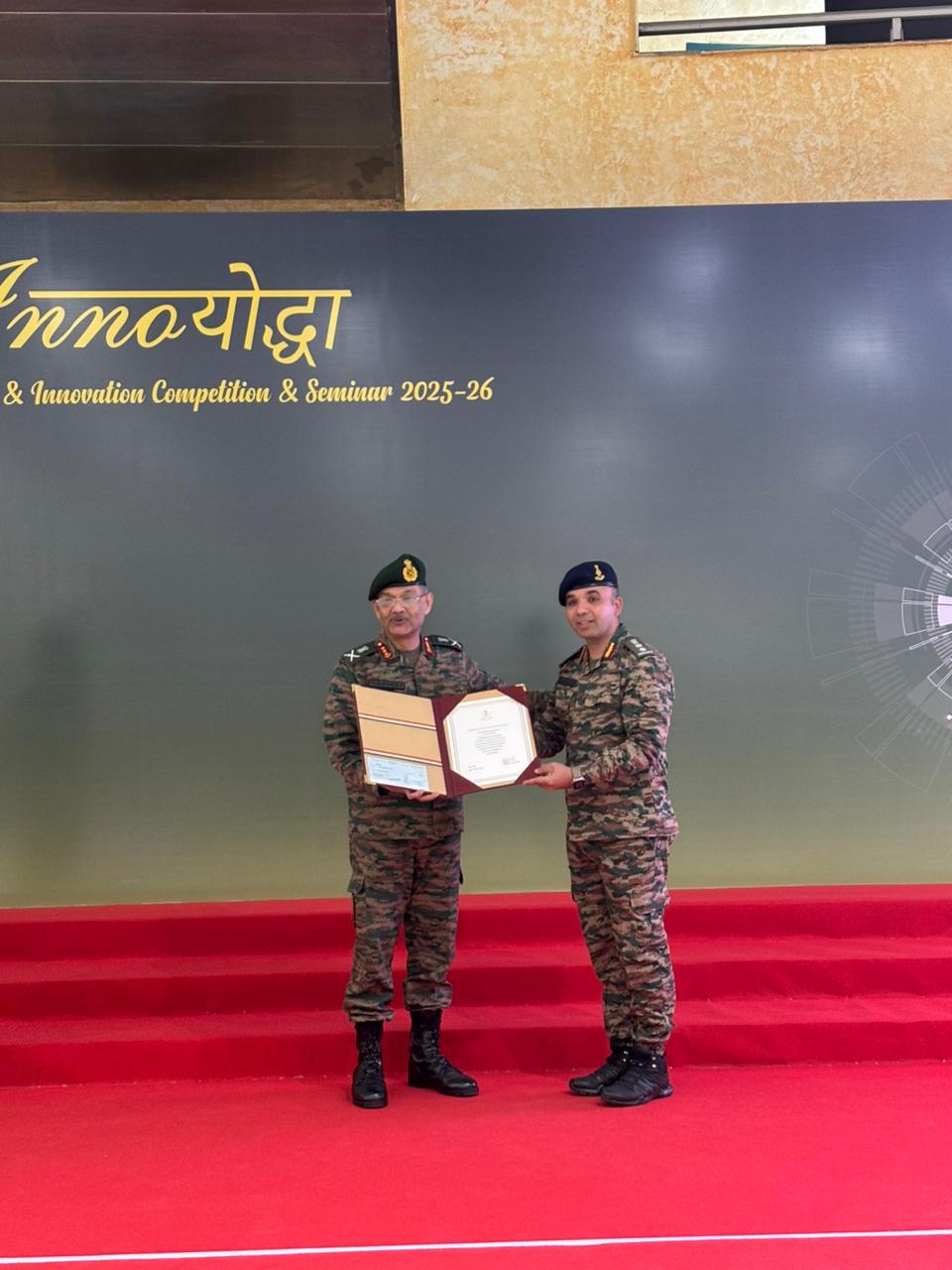 Col Rafiq Sb Colonel Arshdeep, Lt Manik Jain and Major Atishay Felicitated at ...