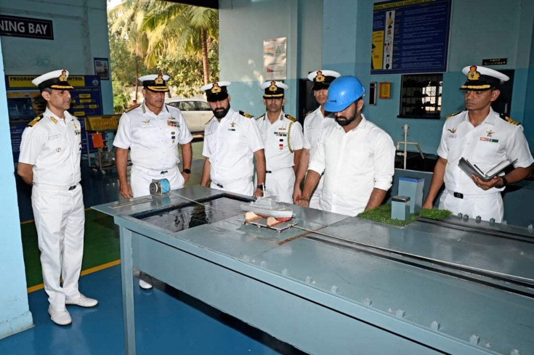 Vice Admiral Sanjay Bhalla and Other Officers