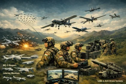 AI Image of Soldiers and Drones