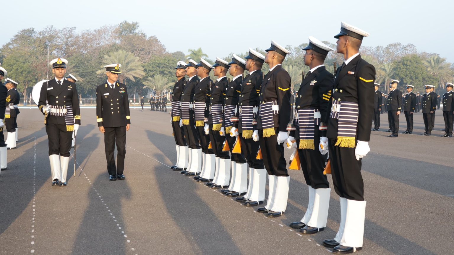 Curated visual reference: Fresh Look at 224 Agniveer P R Trainees Graduate From Ins Valsura After