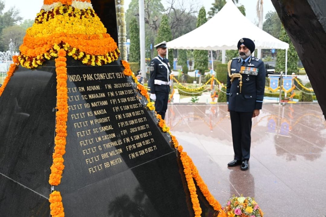 Air Chief Marshal AP Singh at Memorial