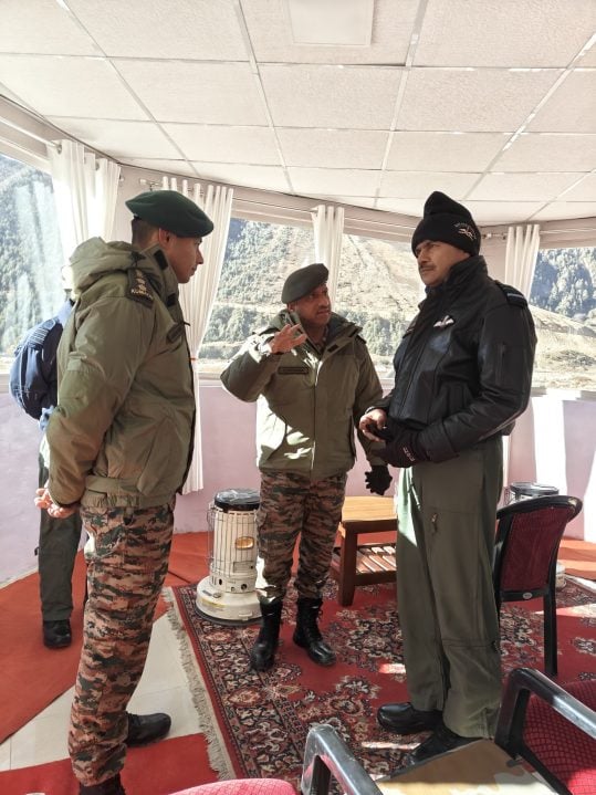 Air Marshal B Manikantan and Other Officers