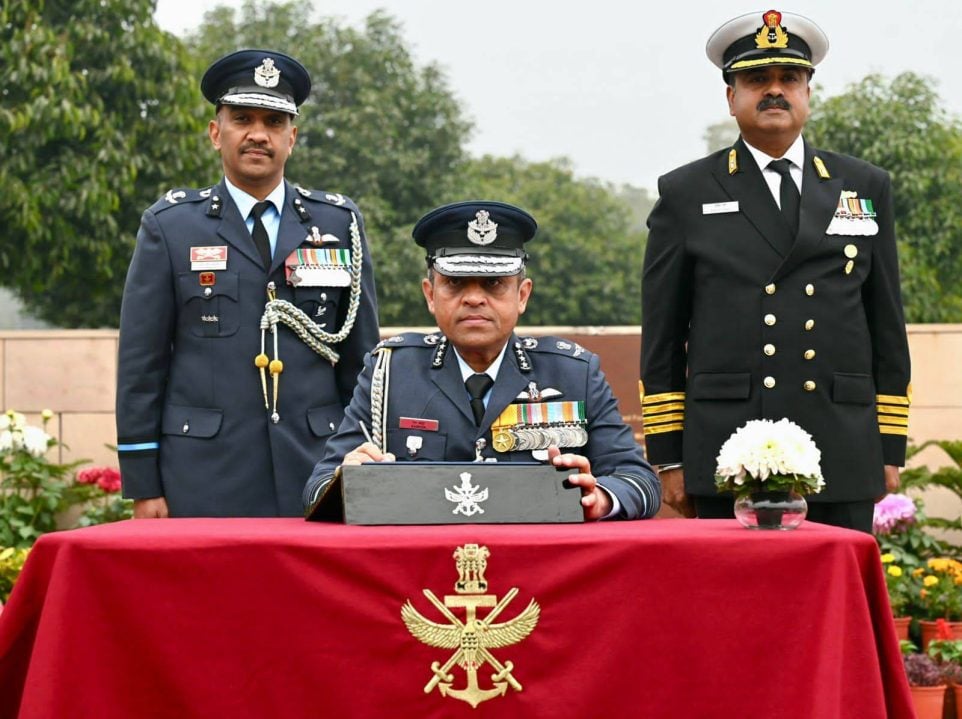 Air Marshal Nagesh Kapoor and Other Officers