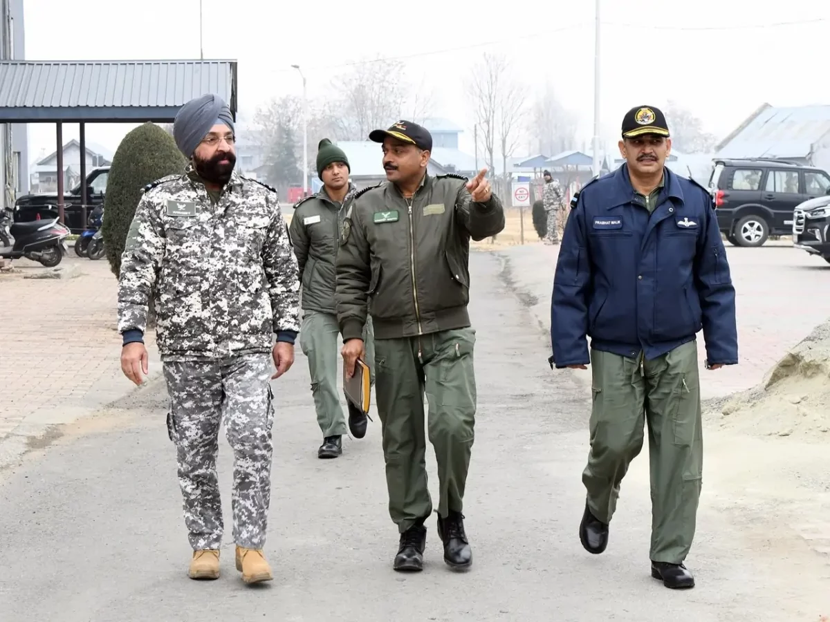 Air Vice Marshal Manmeet Singh and Other Officers