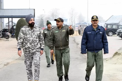 Air Vice Marshal Manmeet Singh and Other Officers