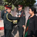 COAS Giving Commendation