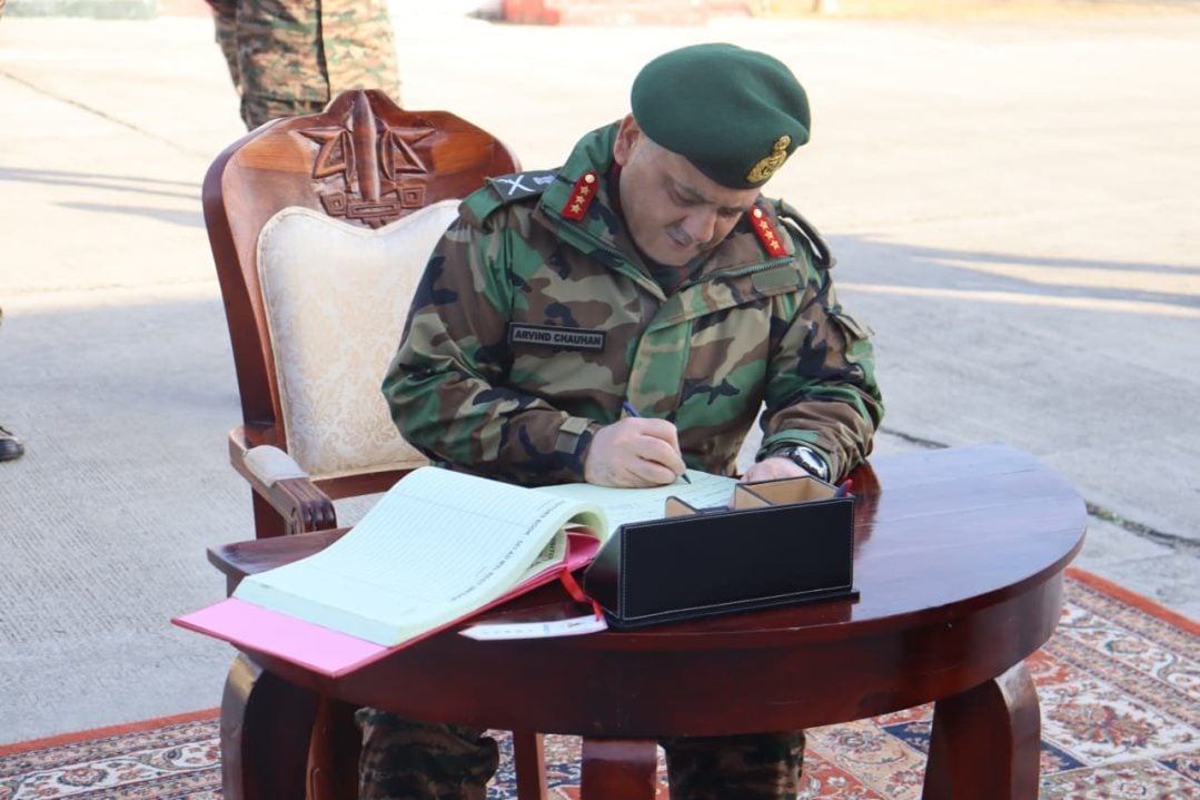 Lt Gen Arvind Chauhan Signing