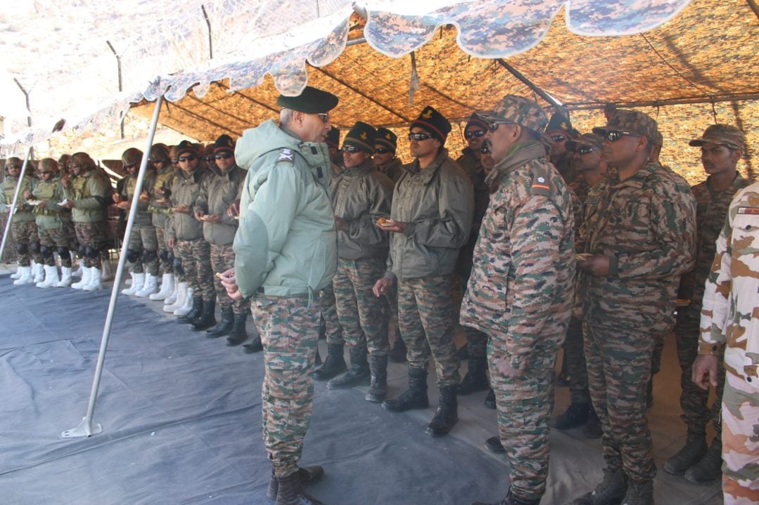 Lt Gen DG Mishra Interacting