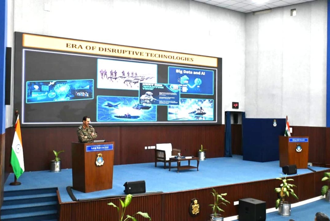 Lt Gen Devendra Sharma Giving Lecture