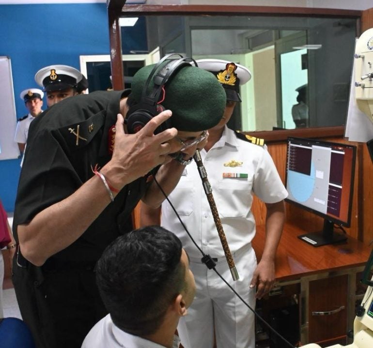 Lt Gen Devendra Sharma Reviewing 2