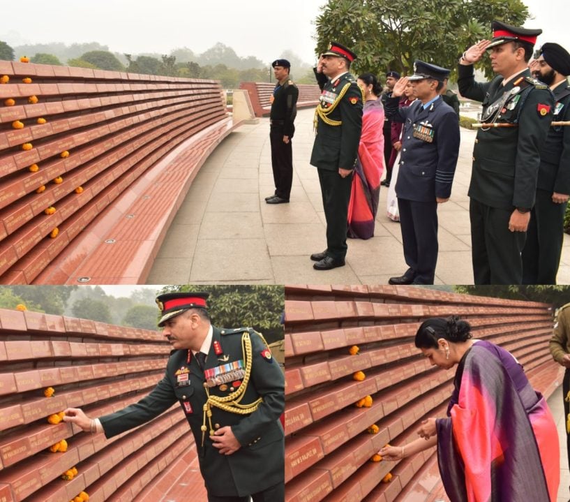 Lt Gen Dogra at War Memorial