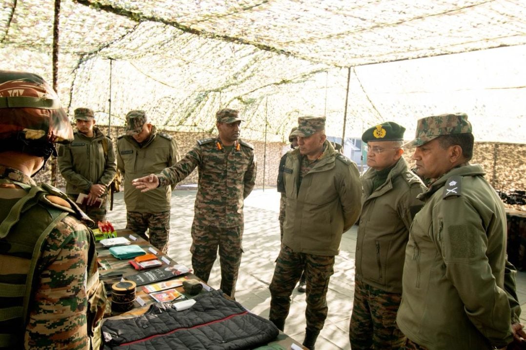 Lt Gen Pratik Sharma Reviewing 1