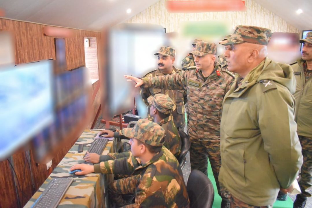 Lt Gen Pratik Sharma Reviewing 3