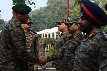Lt Gen Pratik Sharma Shaking Hands 1