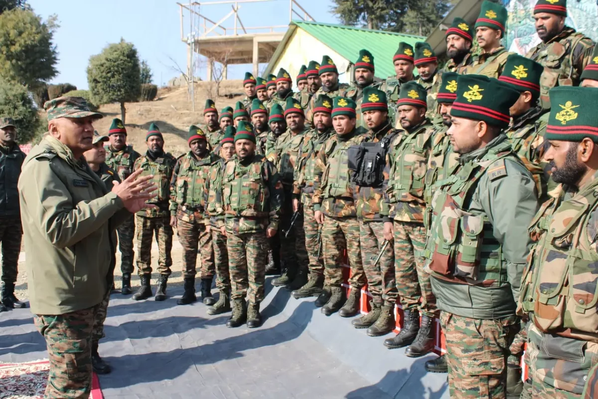 Lt Gen Pratik Sharma and Officers