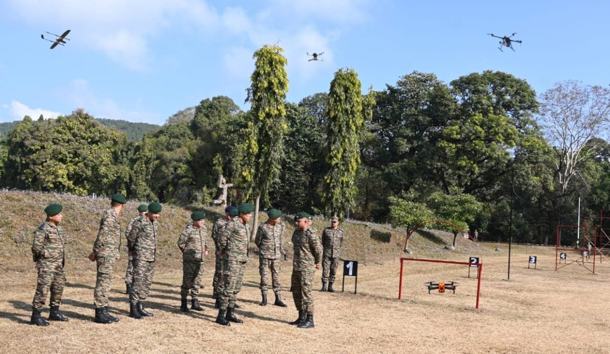 Lt Gen Sengupta Discussing