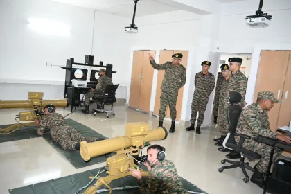 Lt Gen Sengupta Reviewing 1