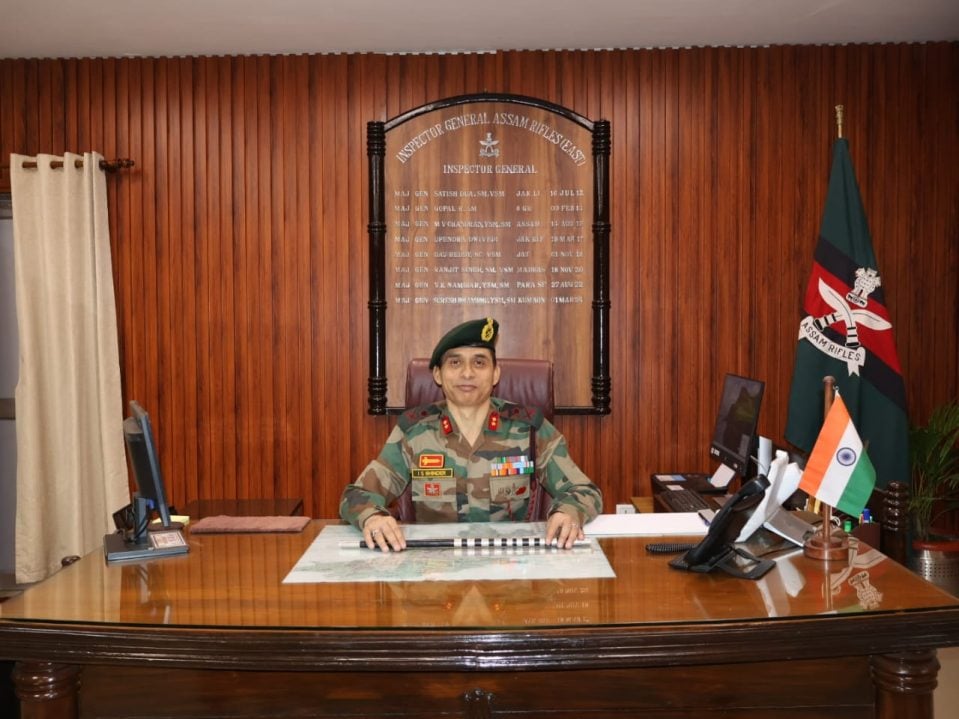 Maj Gen Harinder Singh Taking Charge