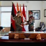 Maj Gen Harinder Singh Taking Over the Baton