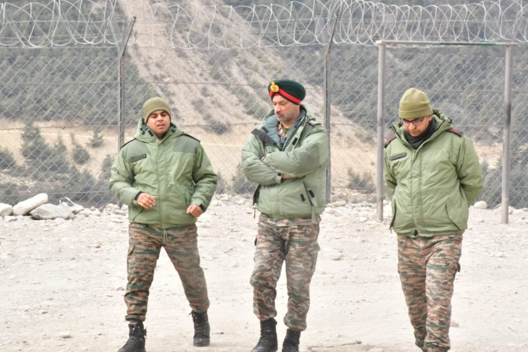 Maj Gen IS Gill With Officers