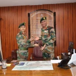 Maj Gen Inderjit Singh Bhinder Taking Over the Baton
