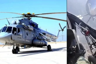 Mi Helicopter in Mission