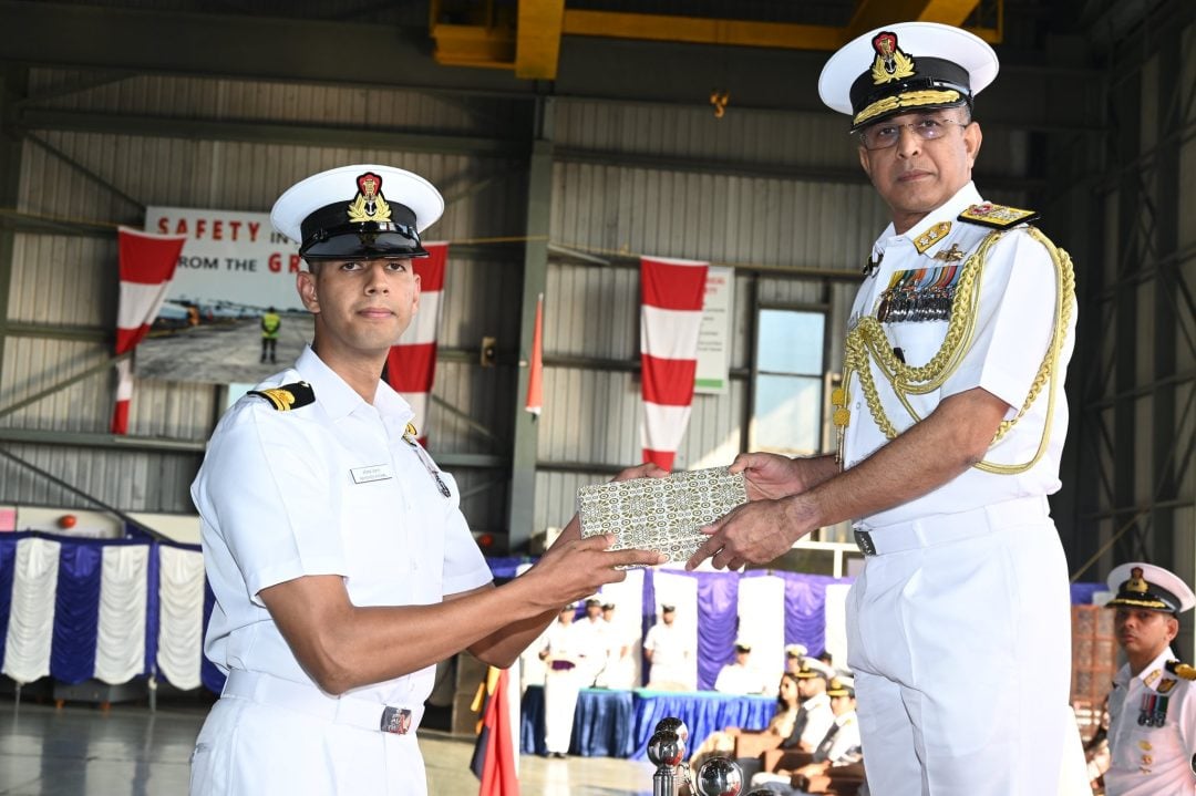 Officer Getting Award