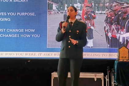 Officer Giving Lecture