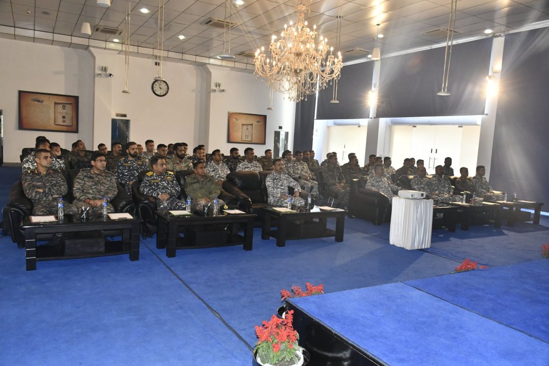 Officers Listening to Lecture