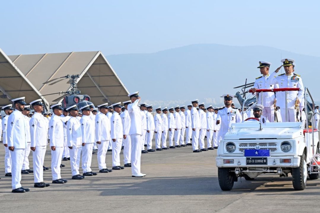 Officers at Ceremony
