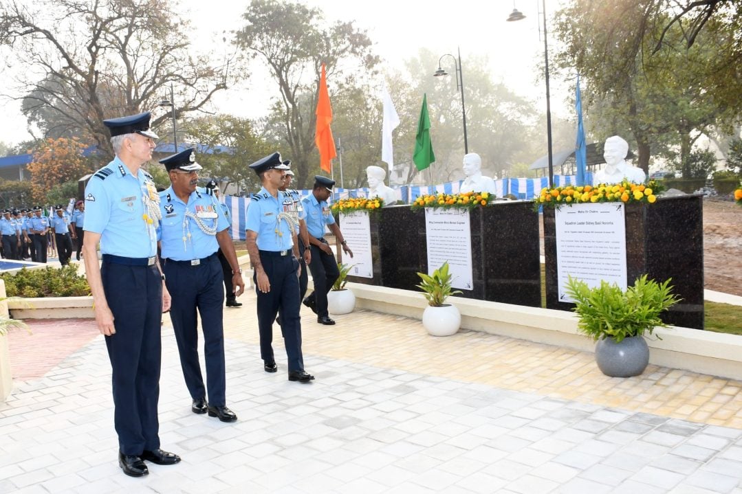 Officers at Vayu Yodha Sthal